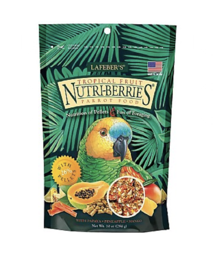 284g Lafeber NutriBerries Tropical Fruit Complete Parrot Food